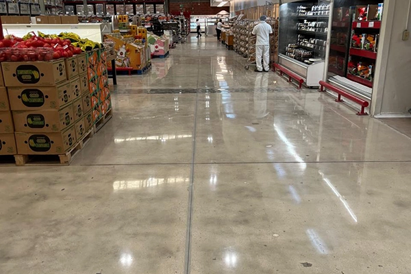 Pulido y abrillantado de concreto instalacion