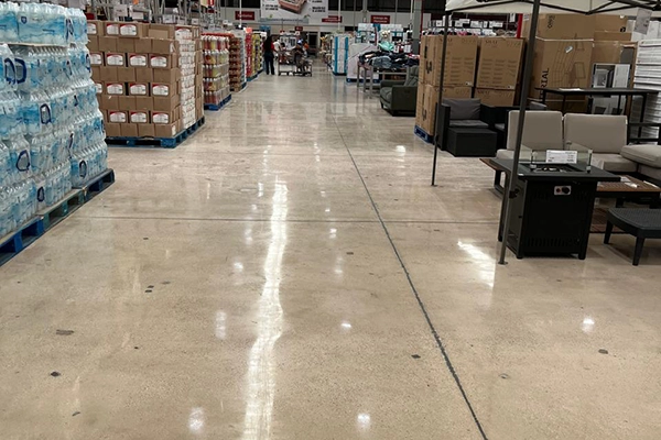 Pulido y abrillantado de concreto